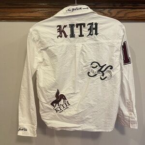 KITH button down white shirt